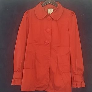 Forever 21 burnt orange overcoat